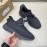 Adidas Yeezy Boost Fashion Lace Up Black Sneakers For Men
