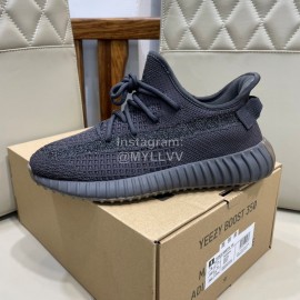 Adidas Yeezy Boost Fashion Lace Up Black Sneakers For Men