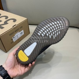 Adidas Yeezy Boost Fashion Lace Up Black Sneakers For Men