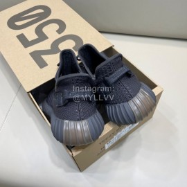 Adidas Yeezy Boost Fashion Lace Up Black Sneakers For Men