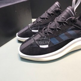 Adidas Summer Leather Mesh Sneakers For Men And Women Black