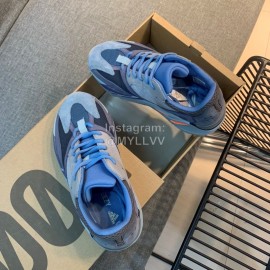 Adidas New Mesh Thick Soles Casual Sneakers For Men And Women Blue