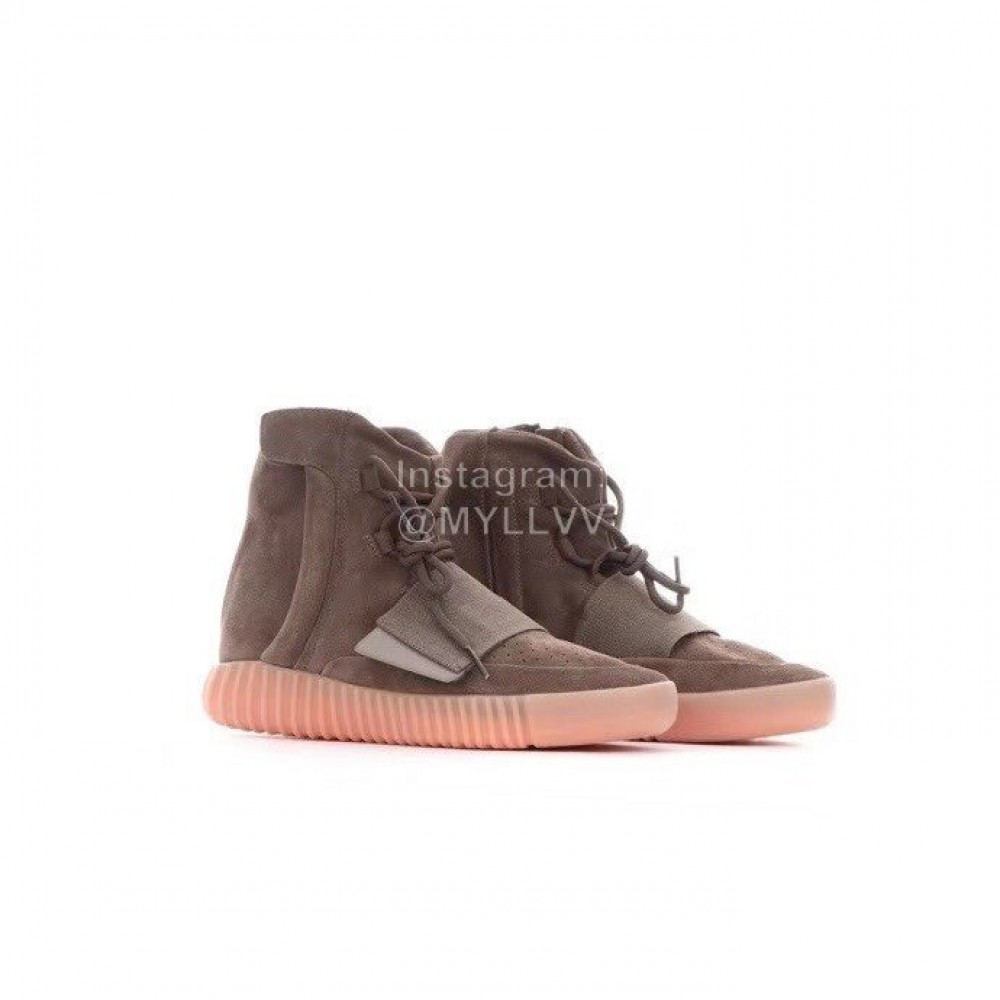 Adidas New High Silk Suede High Top Casual Sneakers For Men And Women Coffee