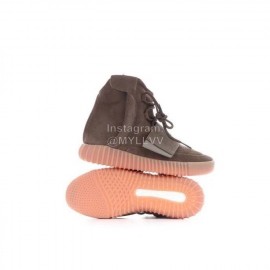 Adidas New High Silk Suede High Top Casual Sneakers For Men And Women Coffee