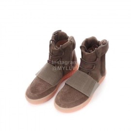 Adidas New High Silk Suede High Top Casual Sneakers For Men And Women Coffee