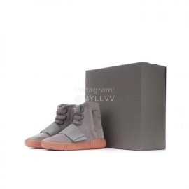 Adidas New High Silk Suede High Top Gray Casual Sneakers For Men And Women