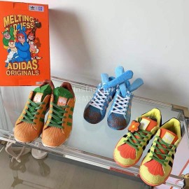 Adidas Fashion Shell Head Casual Shoes For Men And Women Orange