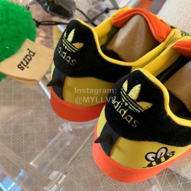 Adidas Fashion Shell Head Casual Shoes For Men And Women Yellow