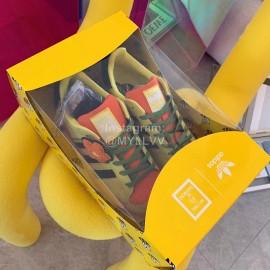 Adidas Fashion Shell Head Casual Shoes For Men And Women Yellow