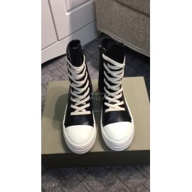 Adidas Soft Leather High Top Casual Shoes For Men And Women Black