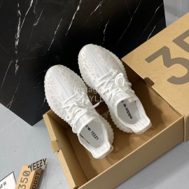 Adidas Yeezy Boost 350 V2 Mono Ice Casual Sneakers For Men And Women White