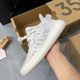 Adidas Yeezy Boost 350 V2 Mono Ice Casual Sneakers For Men And Women White