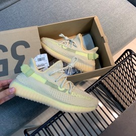 Adidas Yeezy Boost 350 V3 White Reflective Primeknit Sneakers Beige