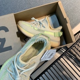 Adidas Yeezy Boost 350 V3 White Reflective Primeknit Sneakers Beige