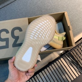 Adidas Yeezy Boost 350 V3 White Reflective Primeknit Sneakers Beige