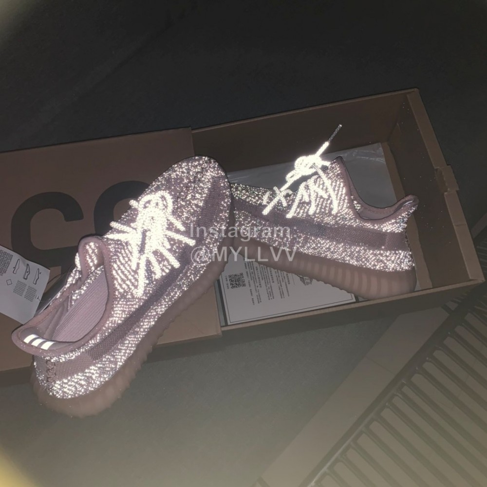 Adidas Yeezy Boost 350 V2 Static Sneakers For Men And Women Pink