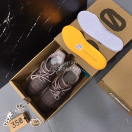 Adidas Yeezy Boost 350 V2 Lace Up Sneakers For Men And Women Brown