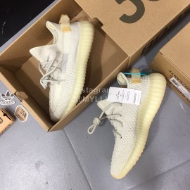 Adidas Yeezy Boost 350 V2 Lace Up Sneakers For Men And Women White