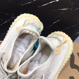 Adidas Yeezy Boost 350 V2 Lace Up Sneakers For Men And Women White