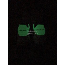 Alexander Mcqueen Silk Calf Leather Thick Soled Casual Shoes For Men And Women Green