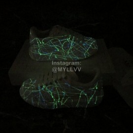 Alexander Mcqueen White Silk Calf Leather Thick Soled Casual Shoes For Men And Women