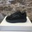 Alexander Mcqueen Black Calf Leather Thick Soled Casual Shoes For Men And Women