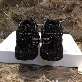 Alexander Mcqueen Calf Leather Thick Soled Casual Shoes For Men And Women