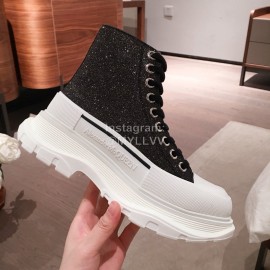 Alexander Mcqueen Fashion Sheepskin Thick Sole Sneakers For Men And Women