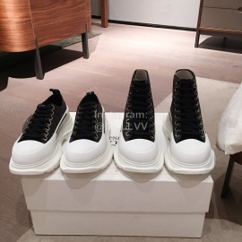 Alexander Mcqueen Fashion Sheepskin Thick Sole Sneakers For Men And Women