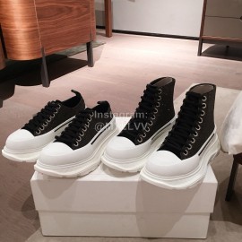 Alexander Mcqueen Fashion Sheepskin Thick Sole Sneakers For Men And Women