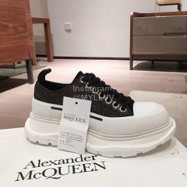 Alexander Mcqueen Fashion Sheepskin Thick Sole Sneakers For Men And Women