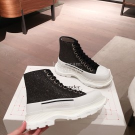 Alexander Mcqueen Fashion Sheepskin Thick Sole Sneakers For Men And Women
