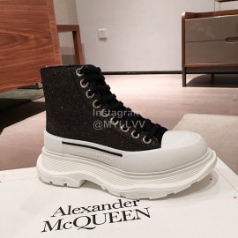 Alexander Mcqueen Fashion Sheepskin Thick Sole Sneakers For Men And Women
