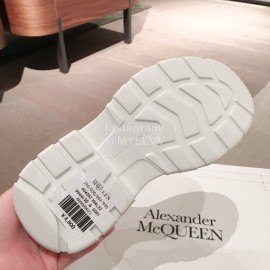 Alexander Mcqueen Fashion Sheepskin Thick Sole Sneakers For Men And Women Pink