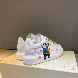 Alexander Mcqueen New Sheepskin Thick Soled Casual Shoes For Men And Women 