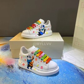 Alexander Mcqueen New Sheepskin Thick Soled Casual Shoes For Men And Women 