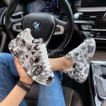 Alexander Mcqueen Printed Sheepskin Thick Soled Casual Shoes For Men And Women 