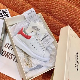 Alexander Mcqueen Fashion Casual Shoes For Men And Women Rose Red