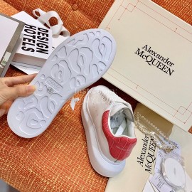 Alexander Mcqueen Fashion Casual Shoes For Men And Women Rose Red