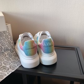 Alexander Mcqueen Upgrade Simple Thick Soled Casual Shoes For Men And Women 