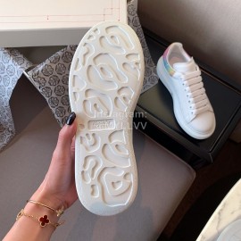 Alexander Mcqueen Upgrade Simple Thick Soled Casual Shoes For Men And Women 