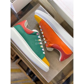 Alexander Mcqueen New Color Matching Casual Shoes For Men And Women