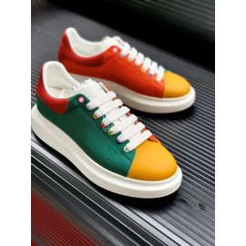 Alexander Mcqueen New Color Matching Casual Shoes For Men And Women