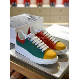 Alexander Mcqueen New Color Matching Casual Shoes For Men And Women