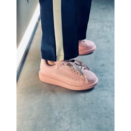 Alexander Mcqueen Fashion Simple Casual Shoes For Men And Women Pink