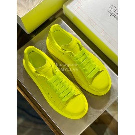 Alexander Mcqueen Fashion Simple Casual Shoes For Men And Women Yellow