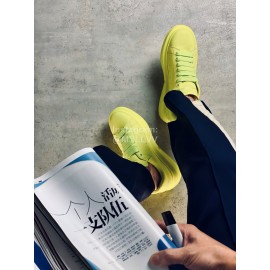 Alexander Mcqueen Fashion Simple Casual Shoes For Men And Women Yellow