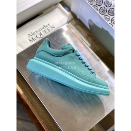 Alexander Mcqueen Fashion Simple Casual Shoes For Men And Women Blue