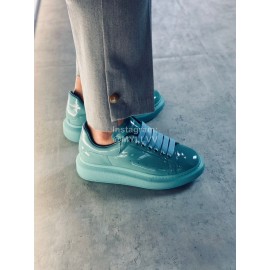 Alexander Mcqueen Fashion Simple Casual Shoes For Men And Women Blue