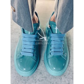 Alexander Mcqueen Fashion Simple Casual Shoes For Men And Women Blue